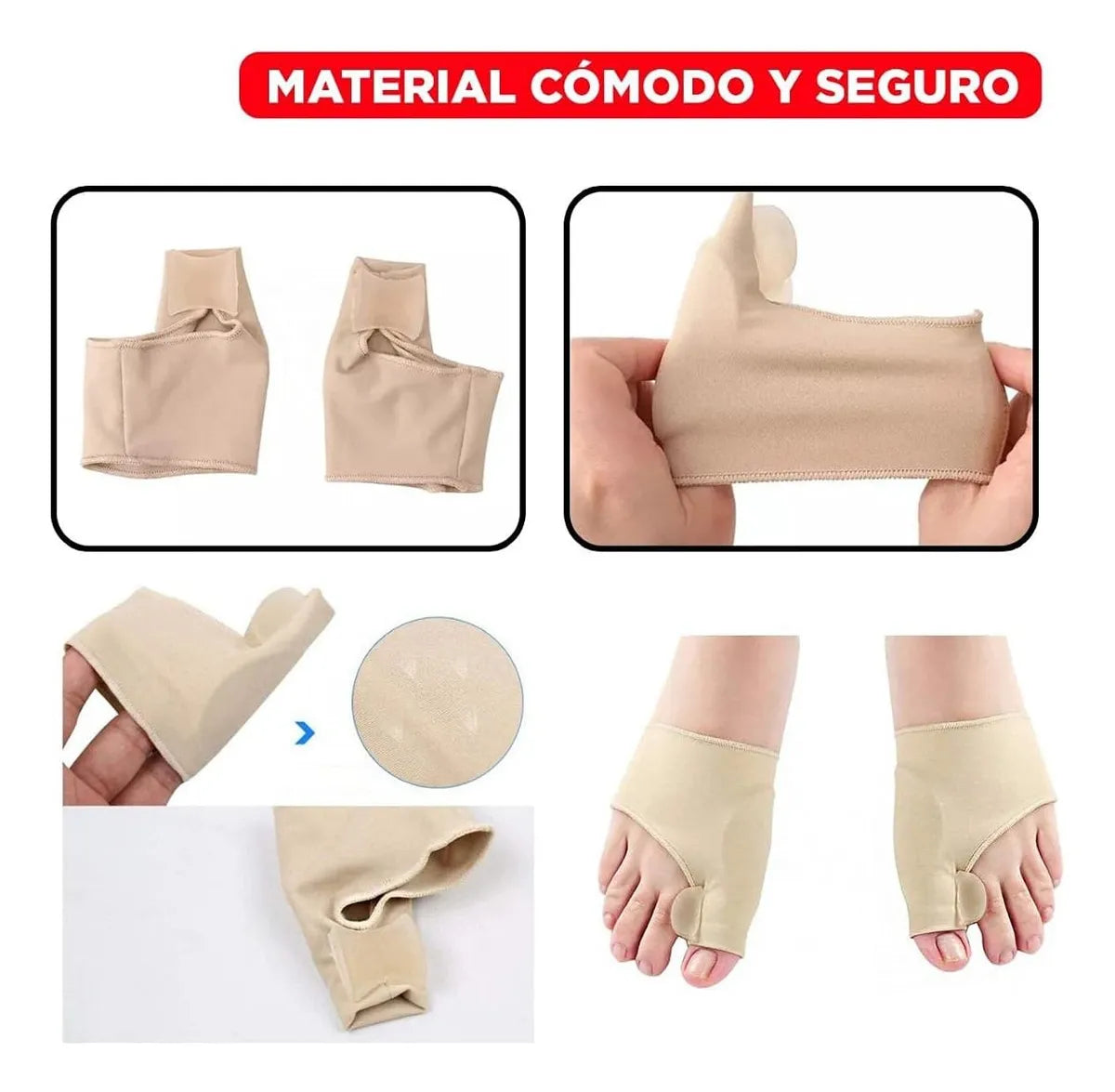 Media ortopédica contra los juanetes