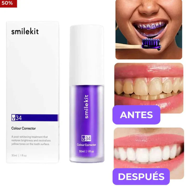 Dile adiós a tus dientes amarillos en solo semanas! + CEPILLO GRATIS
